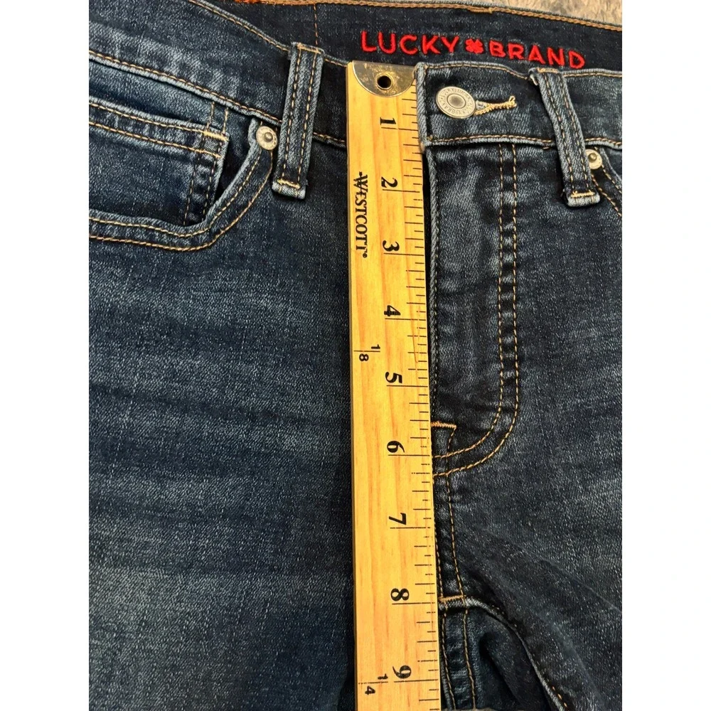 Lucky Brand Ava Mid Rise Skinny Jeans Dark Wash Denim Womens 4/27 R